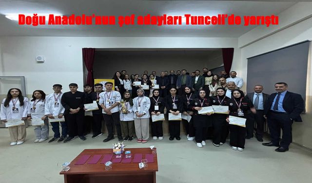 Doğu Anadolu’nun Genç Şefleri Tunceli’de Hünerlerini Gösterdi