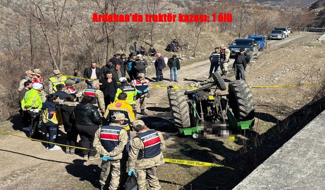 Posof’ta Tarım Aracı Can Aldı: Sürücüsü Hayatını Kaybetti