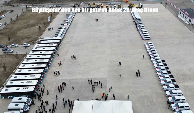 Erzurum’un 20. Araç Filosu Tanıtıldı