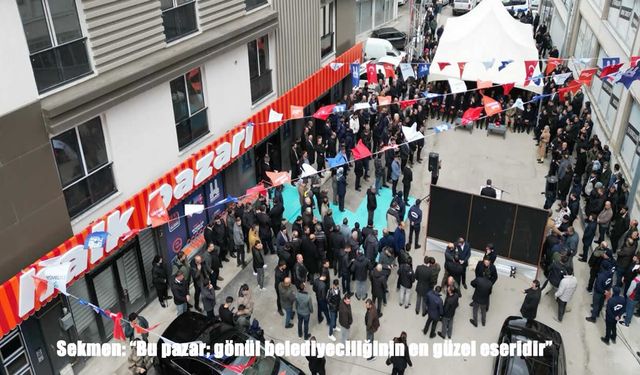 Erzurum’da Halk Pazarı Mumcu Şubesi açıldı