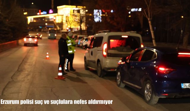 Erzurum’da suç ve suçlulara nefes yok: 363 şahıs yakalandı