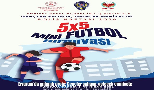 Sporla güvenli gelecek: Erzurum’da gençlere yönelik proje hayata geçiyor