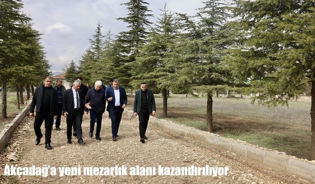 Malatya’da yeni mezarlık projesinde çalışmalar sürüyor