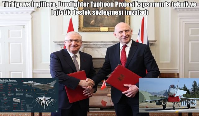 Savunmada yeni adım: Türkiye ve İngiltere’den Eurofighter Typhoon mutabakatı