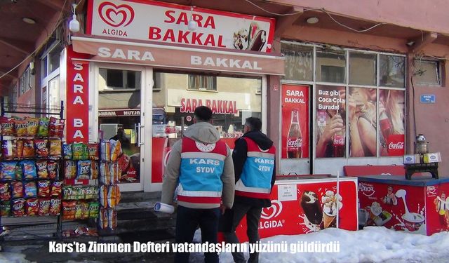 Kars’ta 328 ailenin borcu zimem defteriyle ödendi