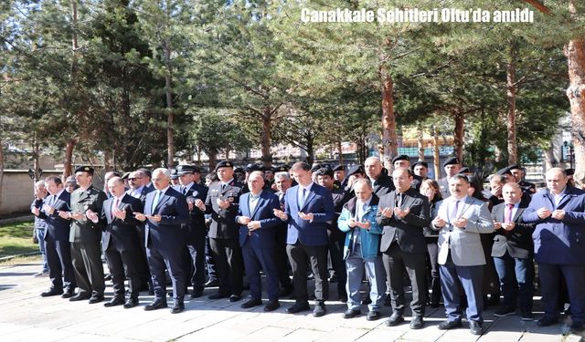 Çanakkale Şehitleri Oltu’da anıldı
