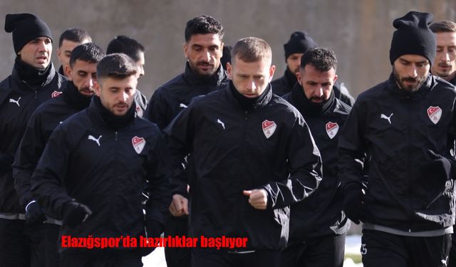 Elazığspor’da Beykoz Anadolu Maçı hazırlıklarına başlıyor