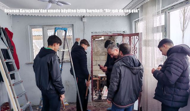 Erzurum’da gönülleri aydınlatan proje: “Bir Işık da Sen Yak”