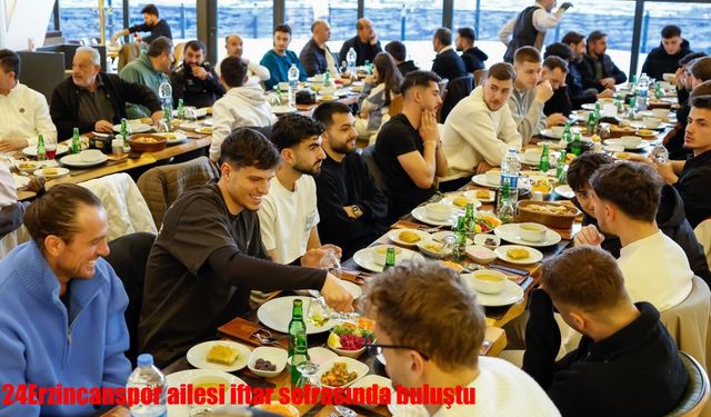 24Erzincanspor ailesi bir araya geldi: İftar sofrasında dayanışma mesajı
