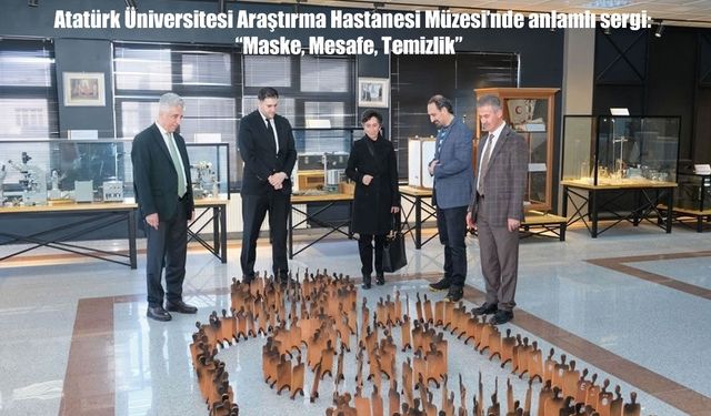 Erzurum’da dikkat çeken sergi: COVID-19’un izleri sanata yansıdı