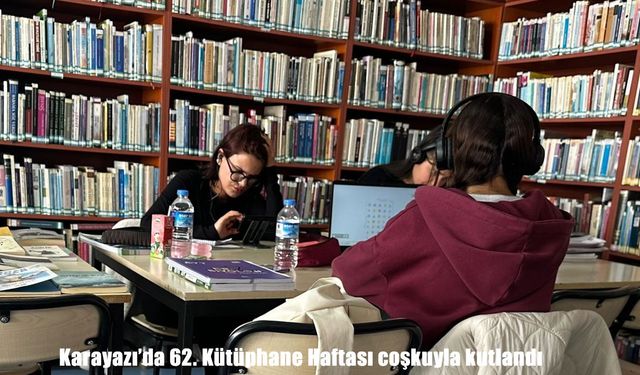 Kütüphane Haftası’nda öğrencilere ödül: Karayazı’da renkli program