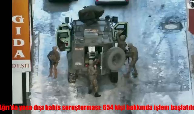 Ağrı’da yasa dışı bahise büyük darbe: 654 kişi tespit edildi