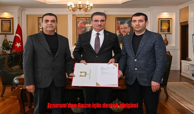 Erzurum’dan Gazze’ye destek: Yüksel Erdemir 1 milyon TL bağışta bulundu