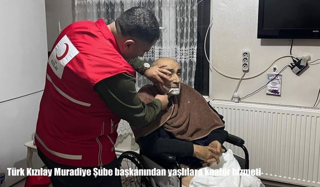 Kızılay’dan anlamlı hizmet: Yaşlılara bayram öncesi ücretsiz tıraş
