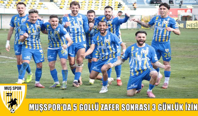 Muşspor’a üç günlük izin