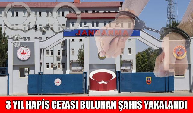 Muş’ta hakkında 3 yıl hapis cezası olan şahıs yakalandı