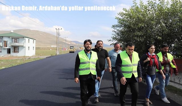 Başkan Demir’den yol açıklaması: Asfalt için sıcak hava bekleniyor