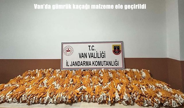 Van’da jandarmadan kaçakçılık operasyonu: 5,8 milyon TL’lik malzeme ele geçirildi