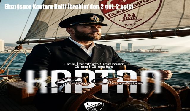 Elazığspor’da Halil İbrahim Sönmez fırtınası: 2 gol, 2 asistle maça damga vurdu