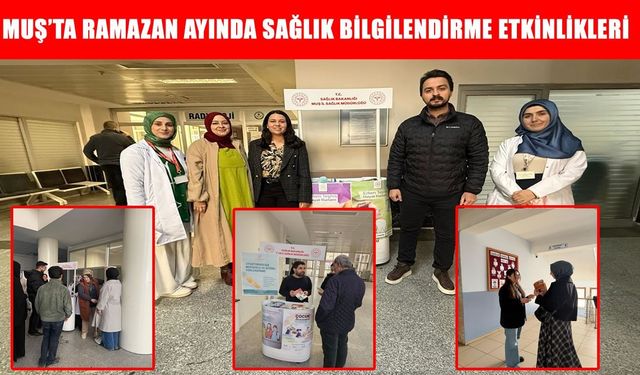 Muş’ta Ramazan'da sağlık seferberliği