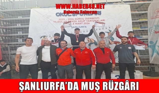 Muşlu sporcular Güreş Grup Şampiyonası’na damga vurdu
