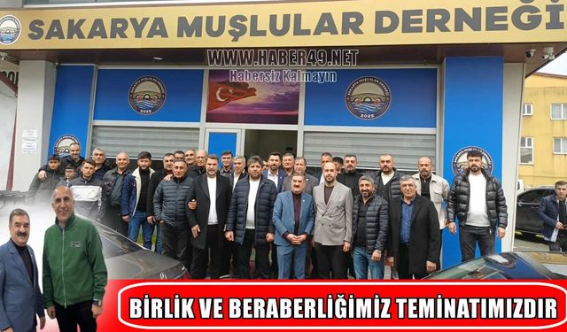 Sakarya’daki Muşlular bayram sofrasında buluştu