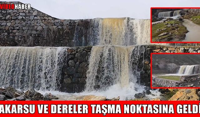 Muş’u sağanak yağış vurdu: Akarsu ve dereler taşma noktasına geldi