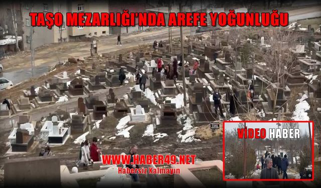 Muş’ta arefe günü mezarlıklar ziyaretçi akınına uğradı