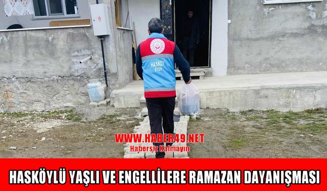 Hasköy’de ramazan bereketi: Yaşlı ve engellilere her gün sıcak yemek