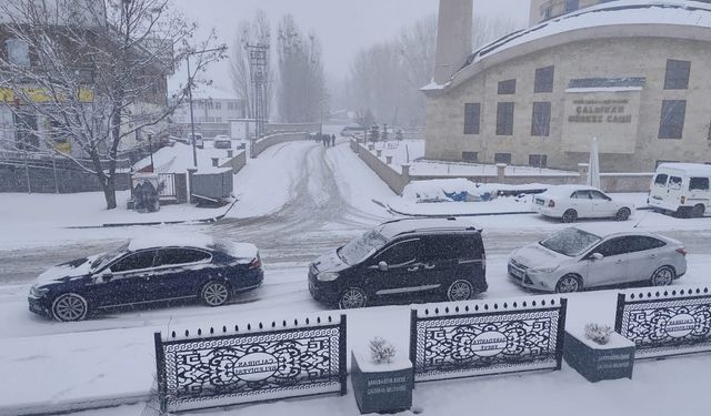 Çaldıran’da Nisan Sürprizi: Kar Yağışı Hayatı Olumsuz Etkiledi