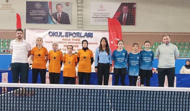 Horasan Masa Tenisinde Türkiye 9’uncusu Oldu