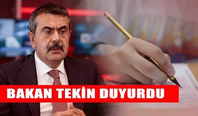 LGS tarihi değişiyor mu? Bakan Tekin açıklama yaptı