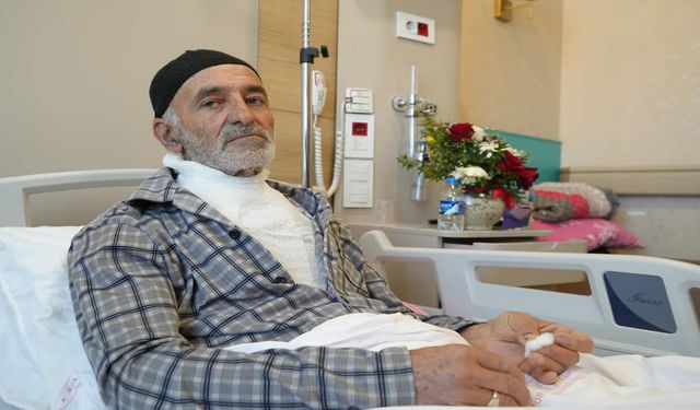 Erzurum’da Çatıdaki Tamir Girişimi Hastanede Bitti