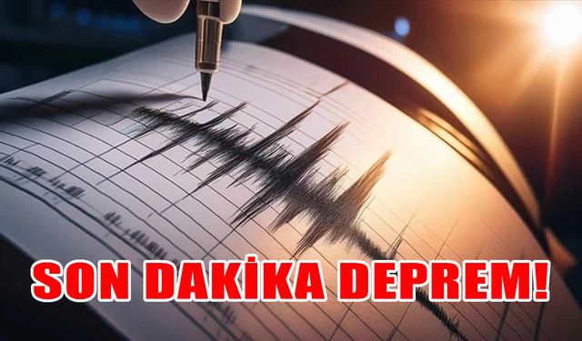SON DAKİKA: Erzincan'da 4,1 büyüklüğünde deprem