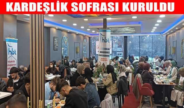 Muş’ta HBT öğrenci topluluğu Ramazan’da 150 aileye ulaştı