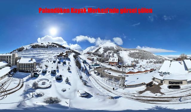 Palandöken’de Nisan Ayında Kar Sürprizi