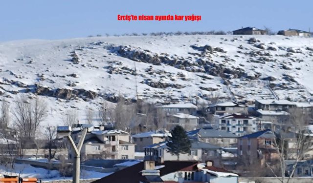 Nisan’da kar, vatandaşları hayrete düşürdü