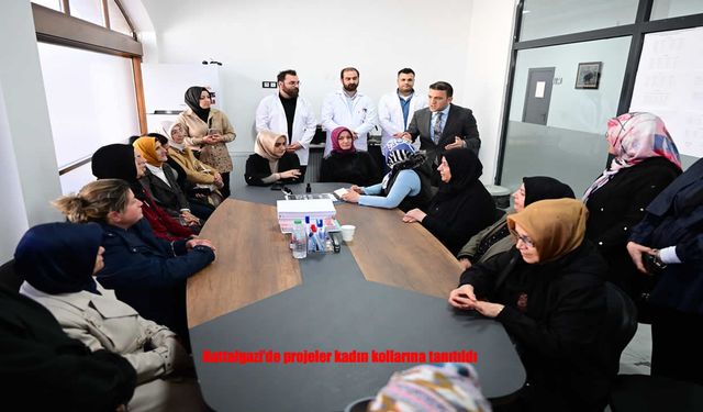 Battalgazi'de projeler kadın kollarına tanıtıldı