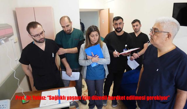 Prof. Dr. Yalnız: “Sağlıklı yaşam için hareket şart”