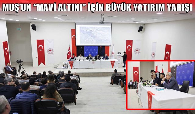 Muş’un "Mavi Altını" görücüye çıktı: 28 tesis için dev yatırımcılar yarıştı