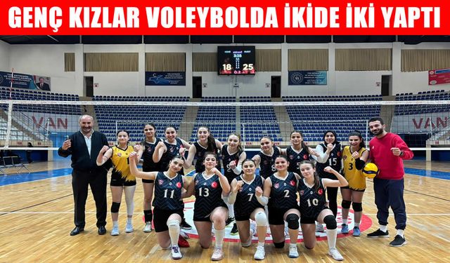 Voleybol heyecanı Van’da sürüyor: 1071 Anadolu ikide iki yaptı