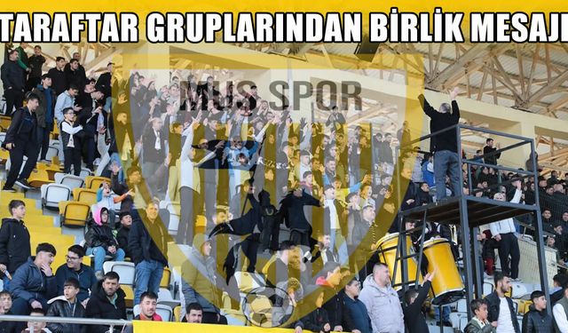 Muşspor taraftar gruplarından play-off öncesi kenetlenme çağrısı