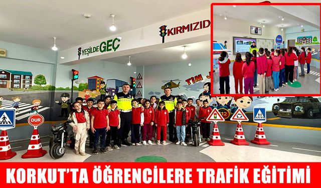 Korkut’ta Trafik Jandarması’ndan 36 öğrenciye eğitim