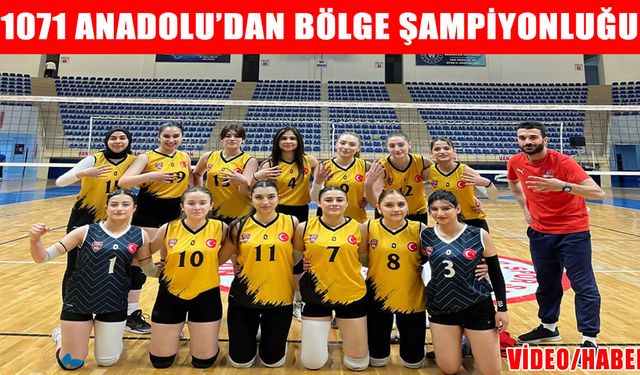 Bölge Şampiyonu olan 1071 Anadolu, yarı finallere adını yazdırdı