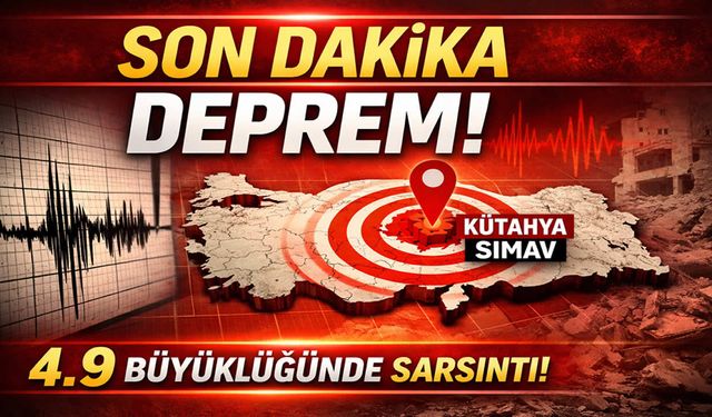 SON DAKİKA: Kütahya Simav’da 4,9 büyüklüğünde deprem