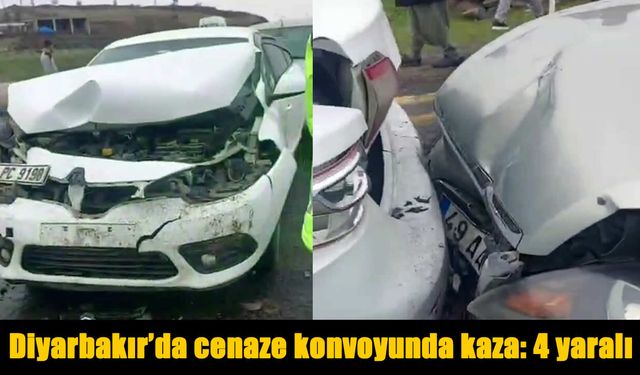 Cenaze Konvoyunda Kaza: Yaralılar Var