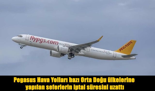 Pegasus, Orta Doğu Seferlerinin İptal Süresini Uzattı
