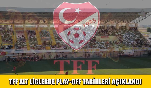 Alt liglerde play-off heyecanı başlıyor