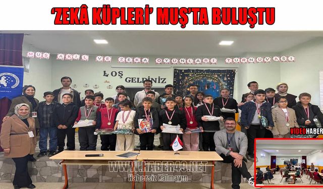 Muş’un ‘zekâ küpleri’ yarıştı: Hedef il şampiyonluğu
