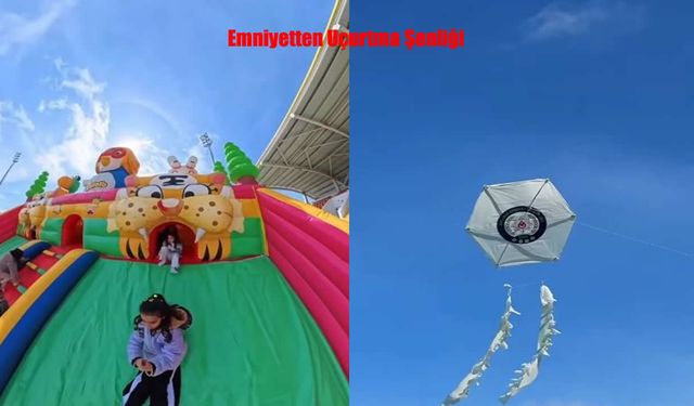 Emniyetten Uçurtma Şenliği Renkli Görüntülere Sahne Oldu